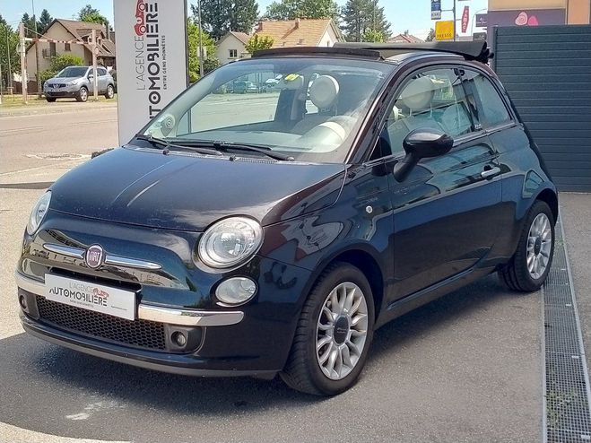 Fiat 500 C CABRIOLET LOUNGE S/S 69ch BVA Noir de 2010