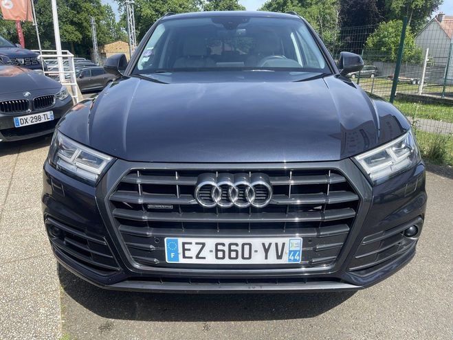 Audi Q5 2.0 TFSI 252CH DESIGN QUATTRO S TRONIC 7 Bleu C de 2018
