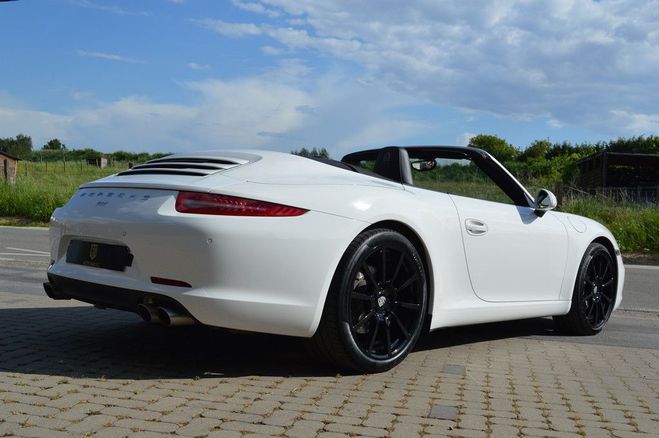 Porsche 911 991.1 Carrera Cabriolet 3.4i 350 PDK 56. blanche de 2012
