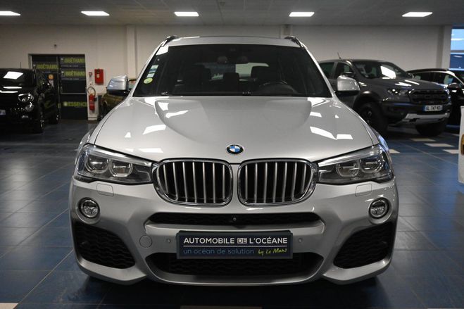 BMW X3 F25 LCI xDrive35d 313ch M Sport A / Suiv GRIS ARGENT de 2016