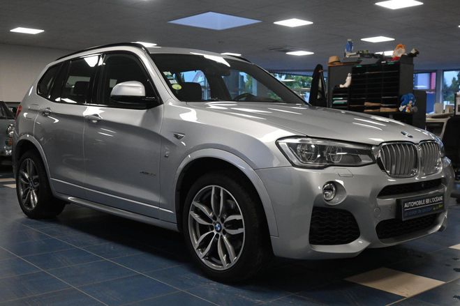BMW X3 F25 LCI xDrive35d 313ch M Sport A / Suiv GRIS ARGENT de 2016