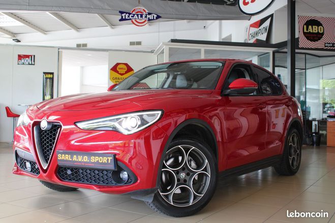 Alfa romeo Stelvio 2.2 DIESEL 180 Q4 SUPER AT8 Garantie 12M Rouge de 2018