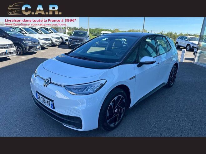Volkswagen ID.3 145 ch Pro BLANC GLACIER TOIT NOIR de 2022