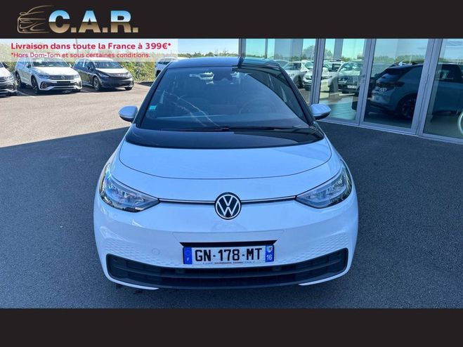 Volkswagen ID.3 145 ch Pro BLANC GLACIER TOIT NOIR de 2022