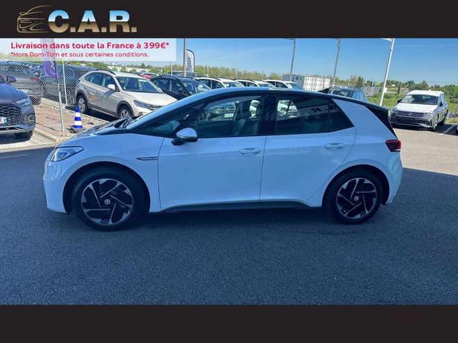 Volkswagen ID.3 145 ch Pro BLANC GLACIER TOIT NOIR de 2022