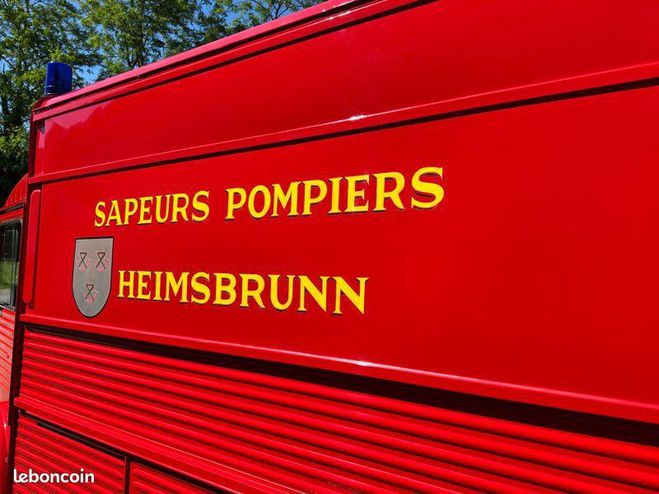 Citroen HY PROMO FLASH beau 1981 pompier un des der Rouge de 1981