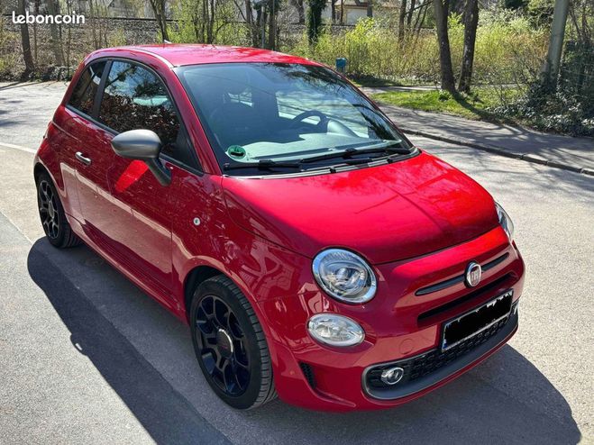Fiat 500 S TWINAIR 105ch SEMI CUIR RADAR DE RECUL Rouge de 2018
