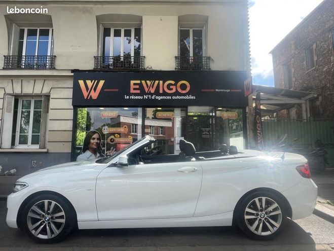 BMW Serie 2 CABRIOLET 1.5 218 I 135 LUXURY Blanc de 2015