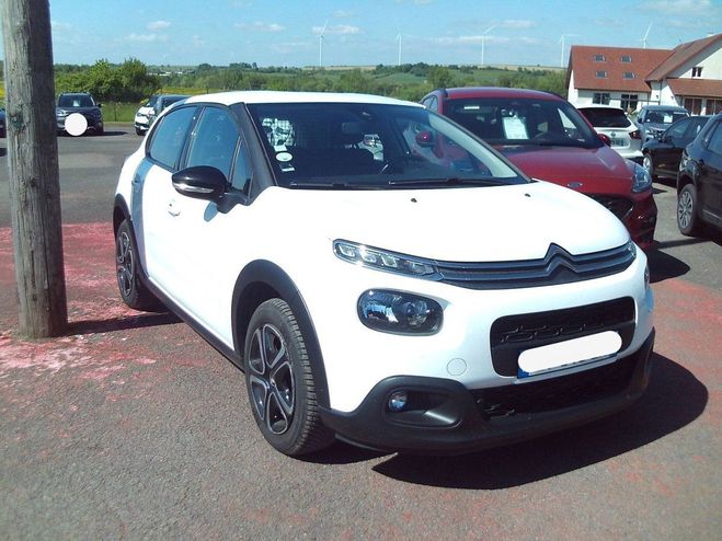 Citroen C3 III SOCIETE 1.6 BLUE HDI 100CH FEEL NAV  Blanche Banqu de 2018