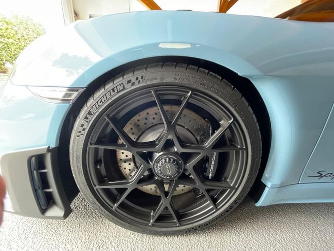 Porsche 718 Spyder 500 PDK PTS Gulf Blue Weissach Pa bleu de 2024