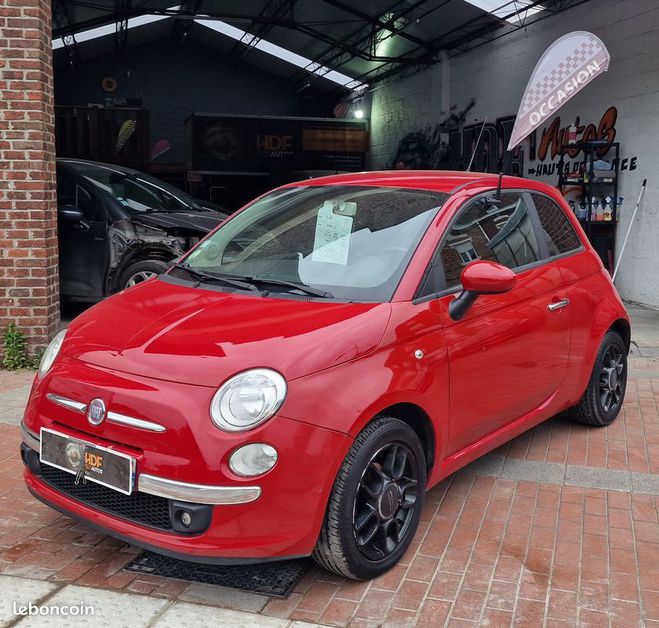 Fiat 500 1.2 Essence 69ch boite auto Rouge de 2010