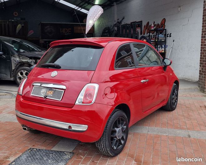 Fiat 500 1.2 Essence 69ch boite auto Rouge de 2010