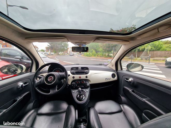 Fiat 500 1.4 Essence 100ch Boite Automatique Blanc de 2010