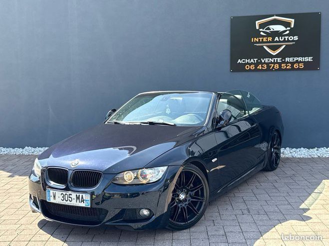 BMW Serie 3 325i e93 pack m cabriolet Noir de 2010