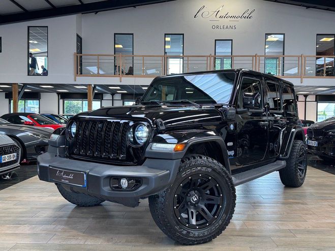 Jeep Wrangler 4XE 380CV UNLIMITED 4X4 OVERLAND JANTE R Noir de 2023