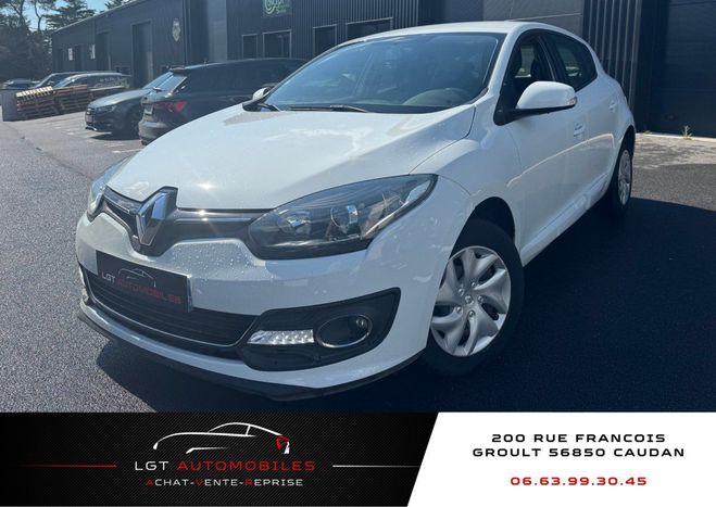 Renault Megane III Phase 3 Hatchback 1.5 dCi 110 cv BLANC de 2015