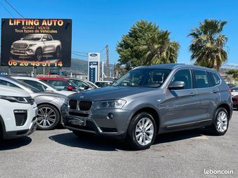  Voir détails -BMW X3 xDrive2.0dA 184ch Luxe à Nice (06)