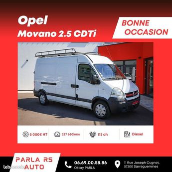  Voir détails -Opel Movano 2.5 CDTi 115ch à Sarreguemines (57)