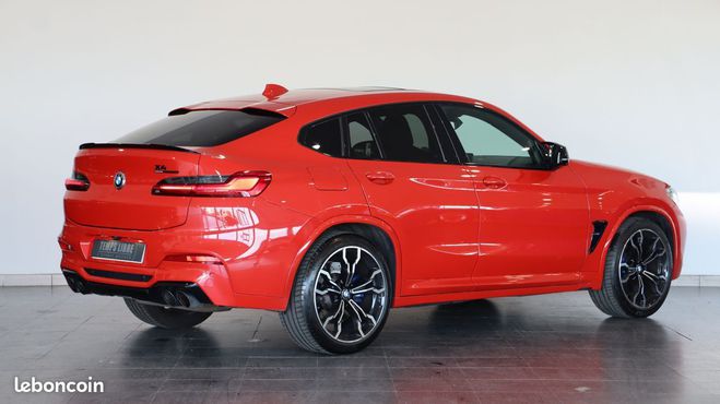 BMW X4 x4m competition Rouge de 2019