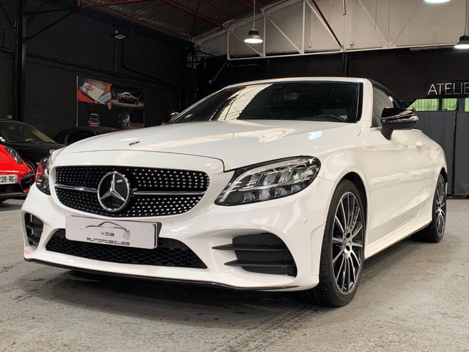 Mercedes Classe C C IV (2) CABRIOLET 220 AMG LINE D 9G-TRO BLANC de 2019