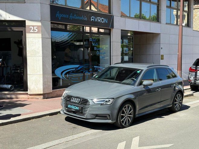 Audi A3 IV SPORTBACK 40 TFSIE 204 S LINE S TRONI Gris Verni de 2020