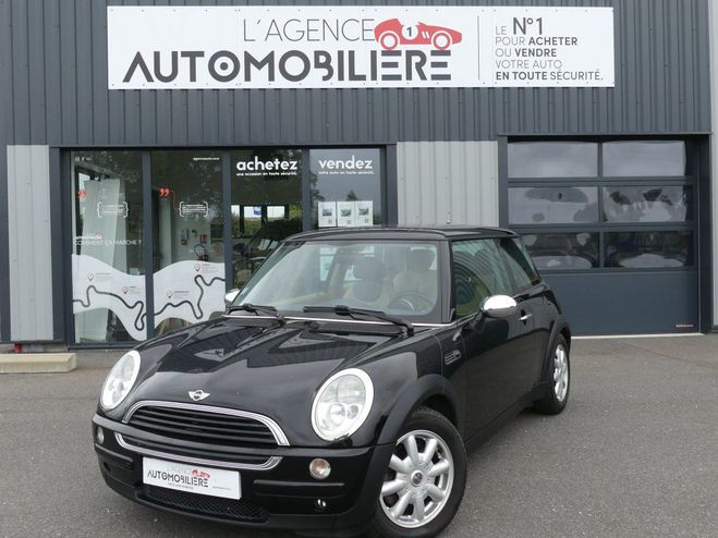 Mini One 90 CV   CUIR  TOIT OUVRANT Noir de 2001