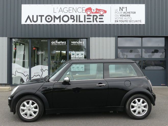 Mini One 90 CV   CUIR  TOIT OUVRANT Noir de 2001