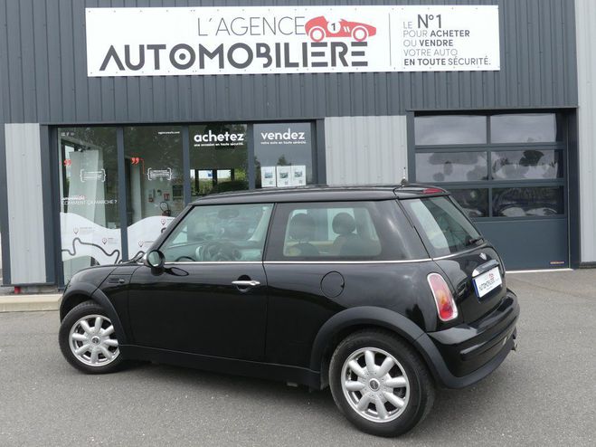 Mini One 90 CV   CUIR  TOIT OUVRANT Noir de 2001