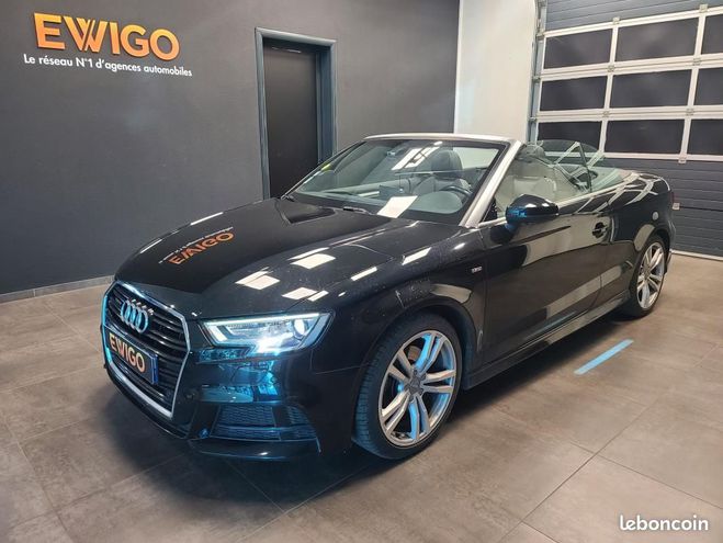 Audi A3 CABRIOLET 2.0 TDI 183ch S-LINE S-TRONIC Noir de 2017