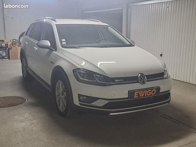 Volkswagen Golf 2.0 TDI 150ch ALLTRACK Blanc de 2017