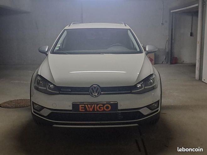 Volkswagen Golf 2.0 TDI 150ch ALLTRACK Blanc de 2017