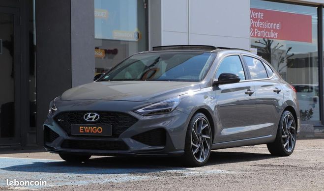 Hyundai I30 1.5 160ch HYBRID N-LINE BVA TOIT OUVRANT Gris de 2023