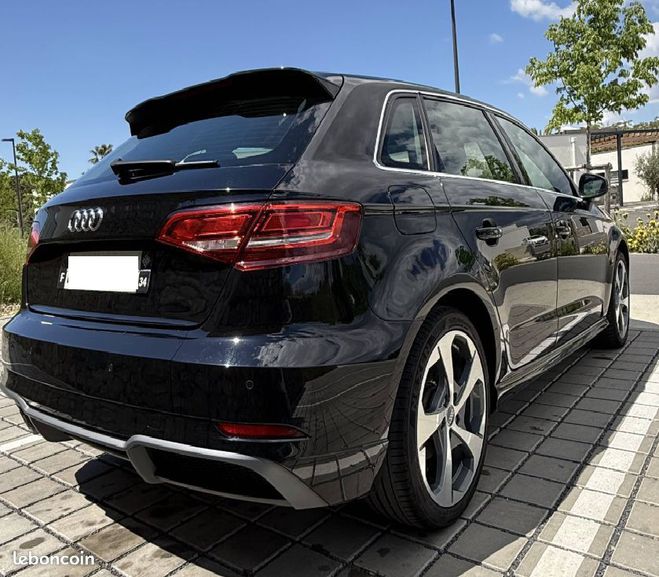 Audi A3 Sportback Noir de 2017