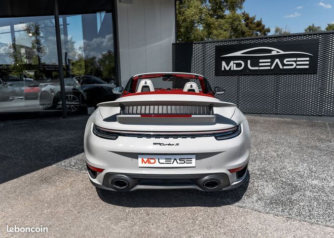 Porsche 911 turbo s (992) cabriolet 3.8 650 leasing  Gris de 2020