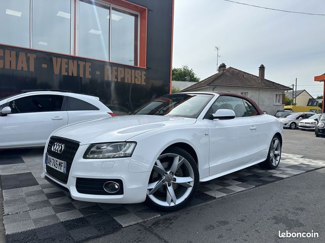 Audi A5 CABRIOLET 3.0 V6 TDI 240CH DPF AMBIENTE  Blanc de 2009