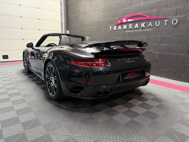 Porsche 911 TURBO CABRIOLET 3.8i 520 PDK A Noir de 2015