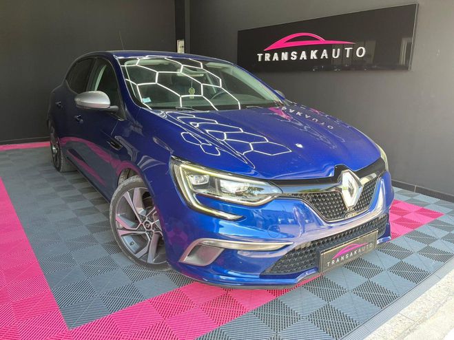 Renault Megane IV BERLINE TCe 205 Energy EDC GT 4CONTRO Bleu de 2016