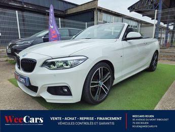  Voir détails -BMW Serie 2 CABRIOLET 2.0 218 D 150 M-SPORT BVA à Rouen (76)