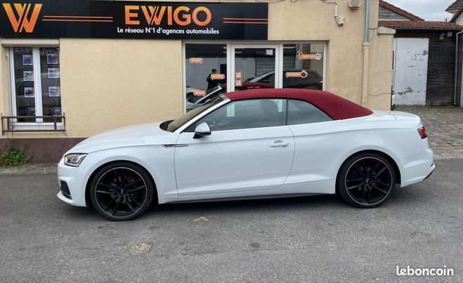 Audi A5 CABRIOLET 2.0 40 TDI 190 S-LINE S-TRONIC Blanc de 2019