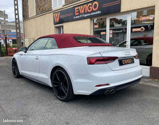 Audi A5 CABRIOLET 2.0 40 TDI 190 S-LINE S-TRONIC Blanc de 2019
