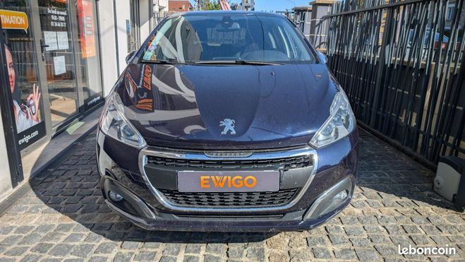 Peugeot 208 PureTech 82ch SS BVM5 Signature Distribu Bleu de 2019