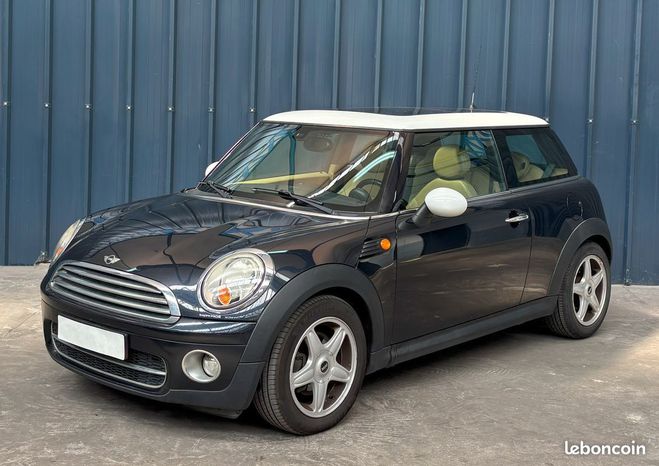 Mini One 1.6d 110ch distribution OK cuir toit gar Noir de 2007