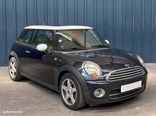 Mini One 1.6d 110ch distribution OK cuir toit gar Noir de 2007