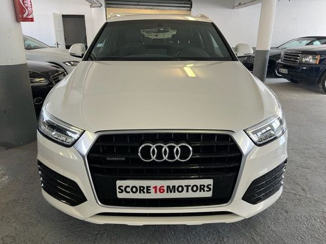 Audi Q3 (2) 2.0 tdi 184 s line quattro s tronic Blanc de 2015