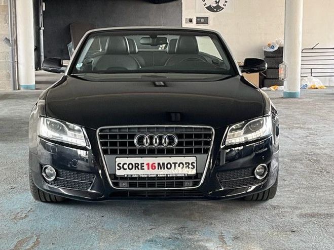 Audi A5 cabriolet 1.8 tfsi 160 s line plus multi Noir mtallis de 2011