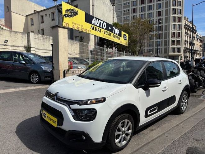 Citroen C3 1.5 BLUEHDI 100CH S&S BVM 6 FEEL NAV BLANC de 2021