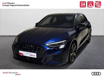  Voir détails -Audi S3 SPORTBACK TFSI 310 S tronic 7 Quattro à Monaco (98)
