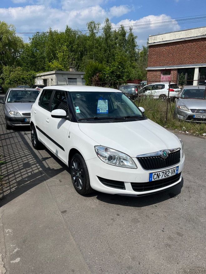 Skoda Fabia 1.6 TDI - Blanc de 2012