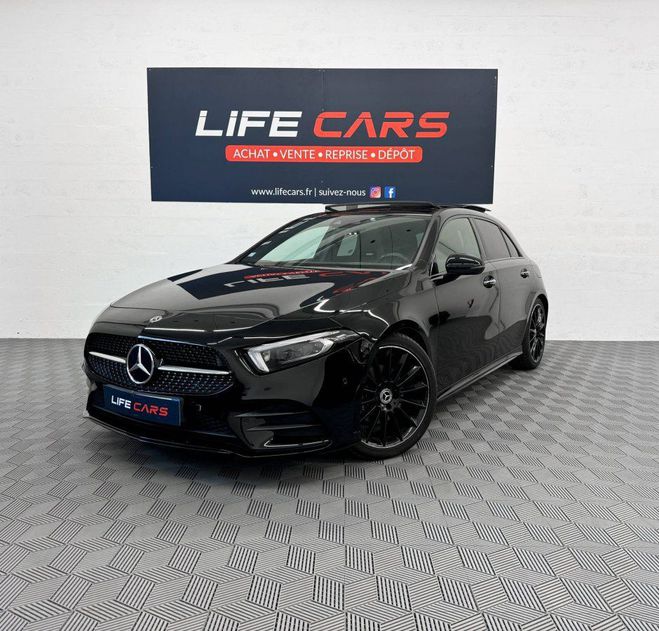 Mercedes Classe A 180 136ch AMG Line toit ouvrant - lumir NOIR de 2018