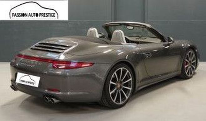 Porsche 911 991 CARRERA 4S 3.8 PDK 400CH CABRIOLET Gris - AGATE - Mtallis de 2013